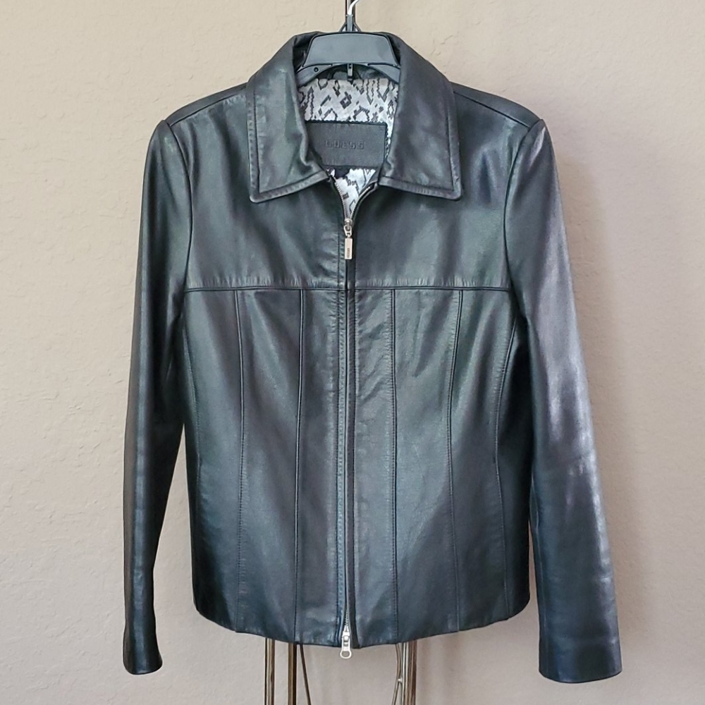 Guess leather jacket